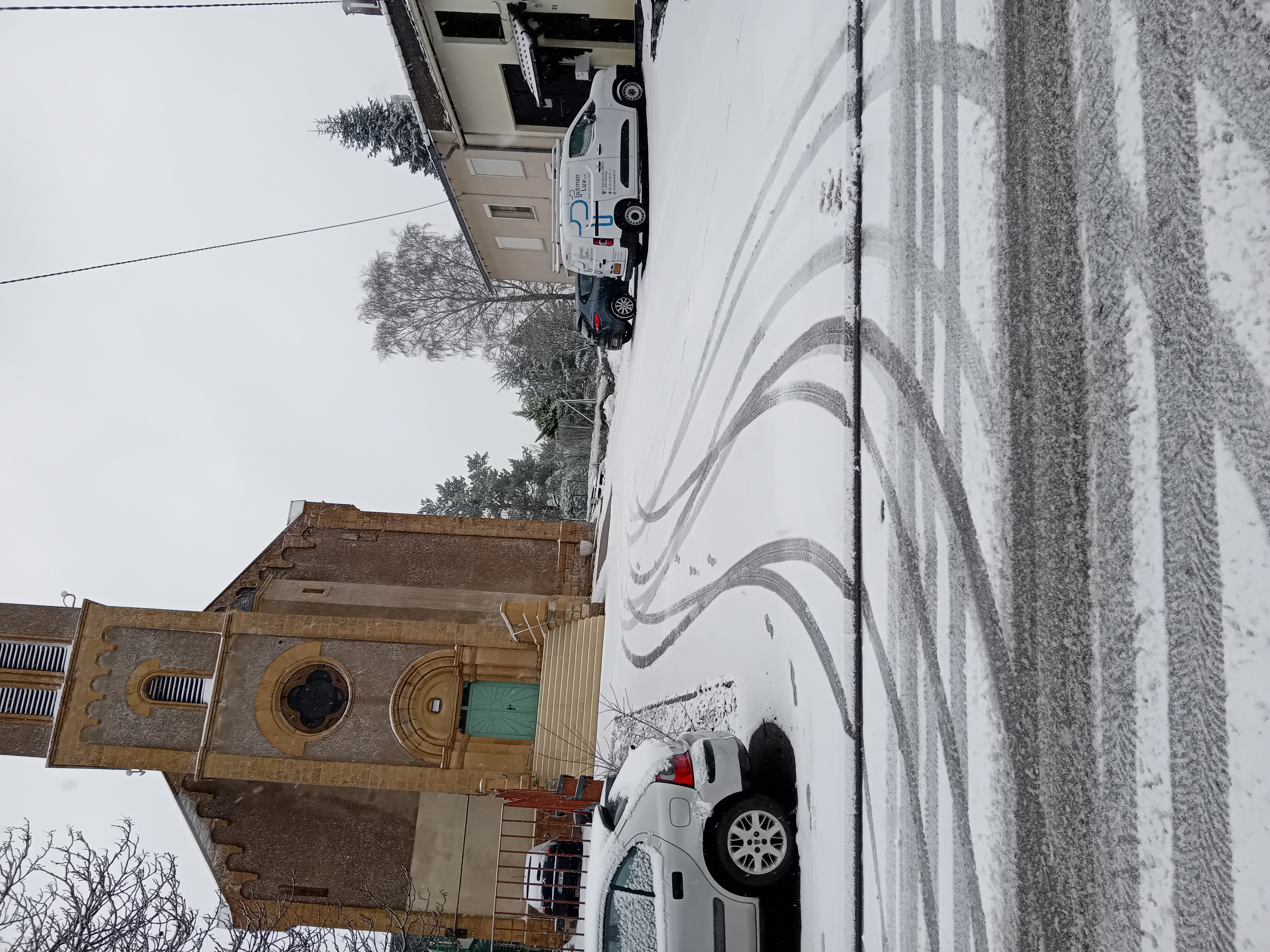 Image illustrant des conditions de Neige_modere_forte